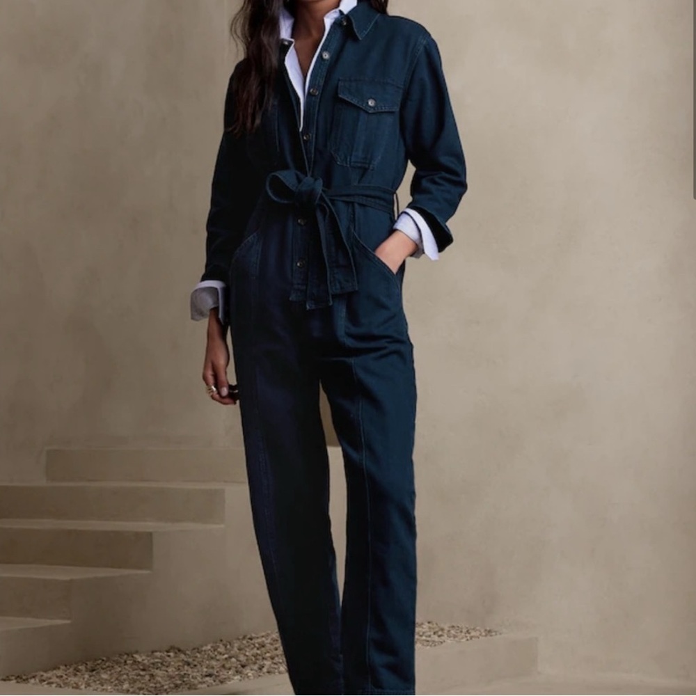 NWT Banana Republic Dark Blue Jumpsuit